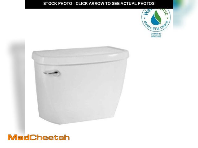 Lot 74-12992753 - American Standard Yorkville FloWise Pressure-Assisted 1.1 GPF Single Flush Toilet Tank Only in White...