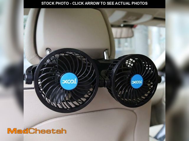 Lot 74-14341745 - XOOL Electric Car Fans for Rear Seat Passenger Portable Fans Headrest 360 Degree Rotatable Backseat ...