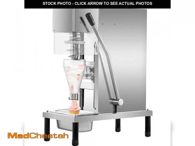 Lot 74-12145908 - VEVOR 750 W Frozen Yogurt Blending Machine 1400 RPM 304 Stainless Steel Yogurt Milkshake Maker Comme...