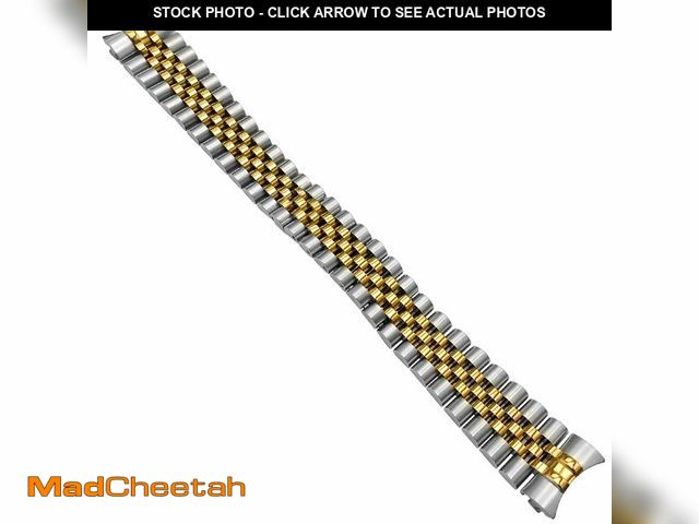 Lot 74-14381249 - hengfento2 Jubilee Watch Band Solid Link Replacement For Rolex Datejust 16233 16220 14270 16200 1623...