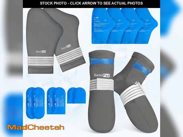 Lot 74-14153442 - SuzziPad Cold Gloves and Socks for Chemotherapy, Chemo Ice Packs for Hands and Feet, Cooling Care Pa...