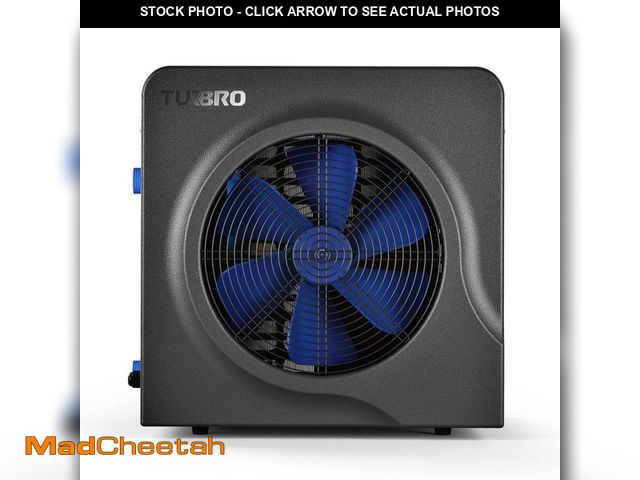 Lot 74-14115545 - TURBRO 18,000 BTU Swimming Pool Heat Pump, Electric Pool Heater for Above and In Ground Pools and Sp...
