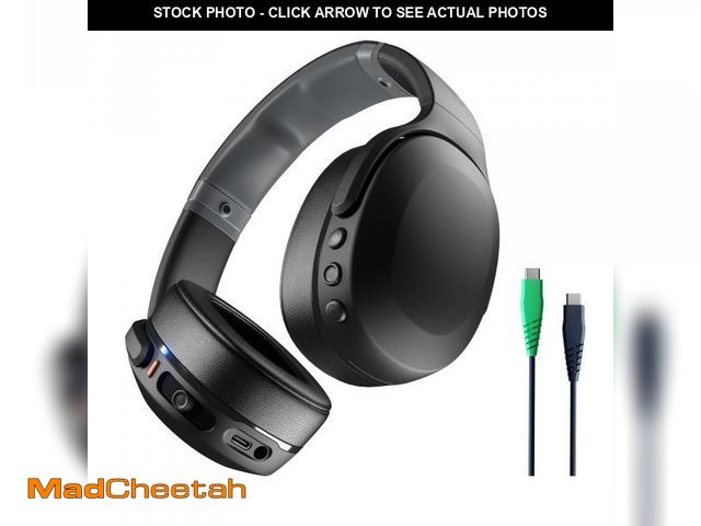 Lot 74-12220735 - Skullcandy Crusher Evo Wireless Bluetooth Headphones with Multi-Sensory Bass and Charging Cable, Noi...