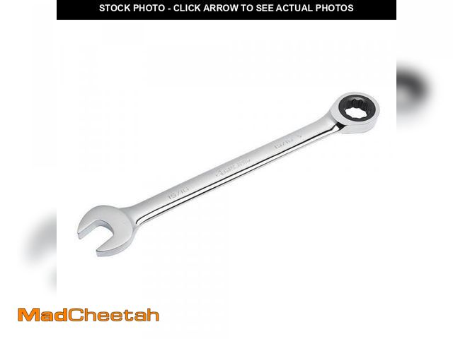 Lot 74-12032185 - *SEE DETAILS* Husky 15/16 in. 12-Point SAE Ratcheting Combination Wrench *SEE DETAILS*  - USED