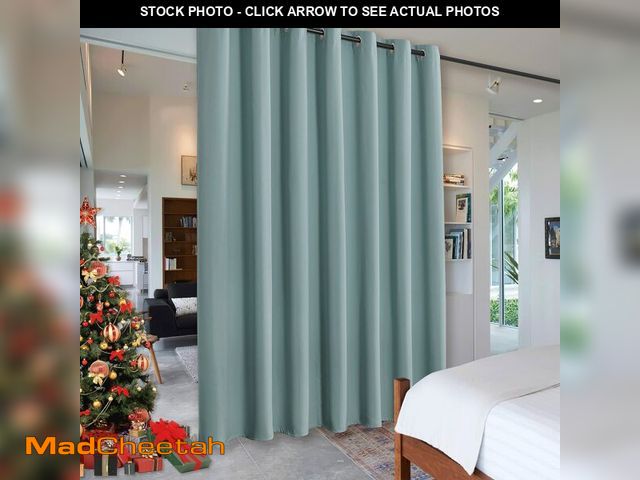 Lot 74-13547981 - RYB HOME Privacy Curtain for Sliding Glass Door, Light Block Noise Reduce Insulated Curtain Screen C...