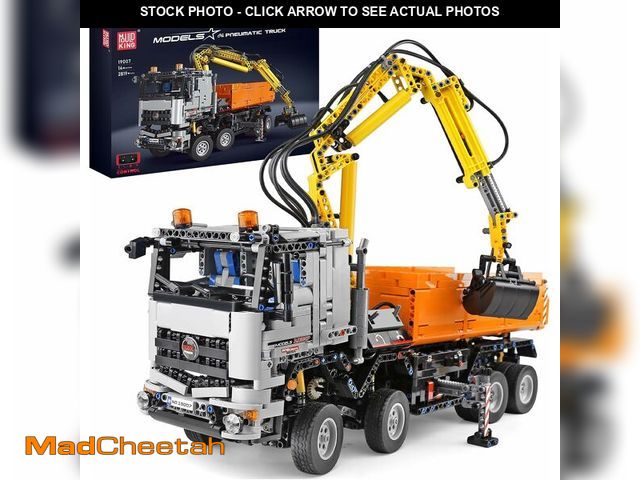 MadCheetah.com - Lot 74-12225691 - Mould King 19007 Pneumatic Truck ...