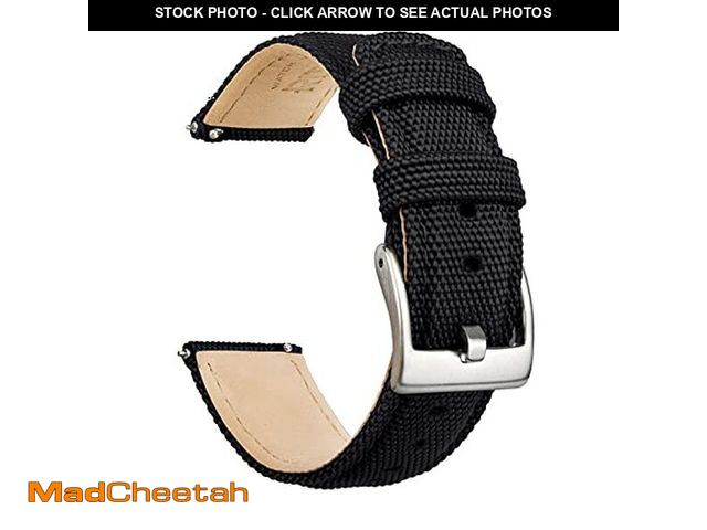 Lot 74-14271858 - Ritche Christmas Gift 22mm Canvas Sailcloth Watch Band Quick Release Watch Strap for Men Women Watch...