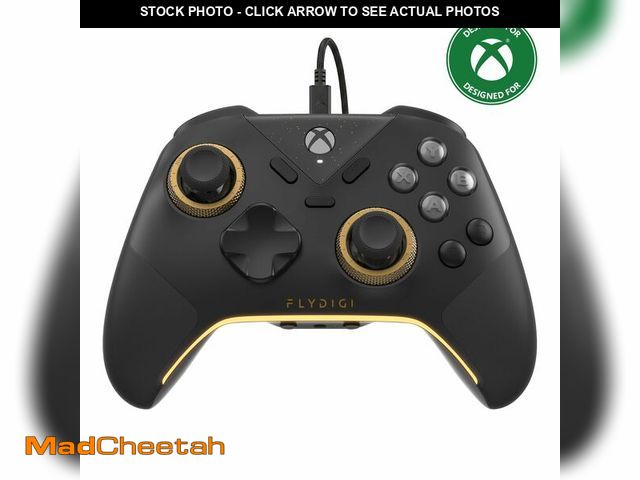 Lot 74-13624845 - FLYDIGI VADER 5S Wired Controller for Xbox Series X|S, Xbox One, Windows 10/11, FORCEFLEX Adjustable...