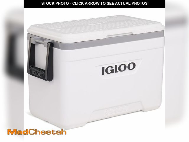 Lot 74-13801391 - Igloo 25 QT Latitude Marine Ultra White Cooler - USED