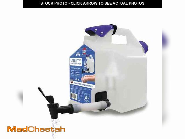 Lot 74-12585014 - *MISSING SPIGOT/SEE PICS FOR COLOR* SureCan 2 Gal. Plus Utility SureCan with Spigot *MISSING SPIGOT/...