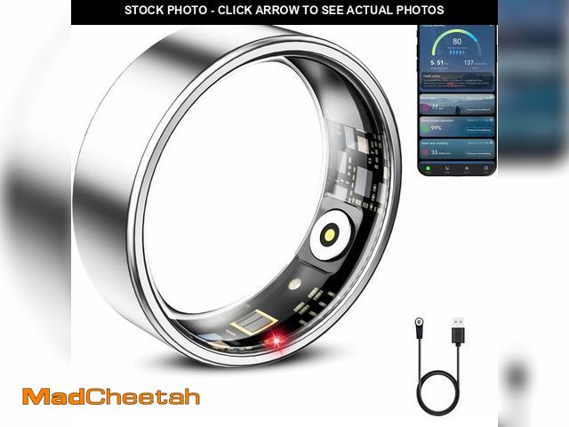 Lot 74-14596976 - Mirlray Smart Ring for Women &amp; Men, Smart Ring Health Tracker, Blood Oxygen &amp; Heart Rate Mon...