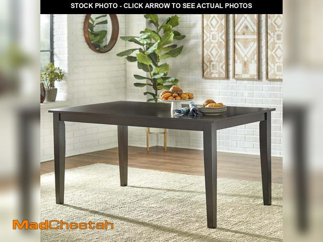 Lot 74-12800332 - TMS Contemporary Large Dining Table, Espresso - UNUSED