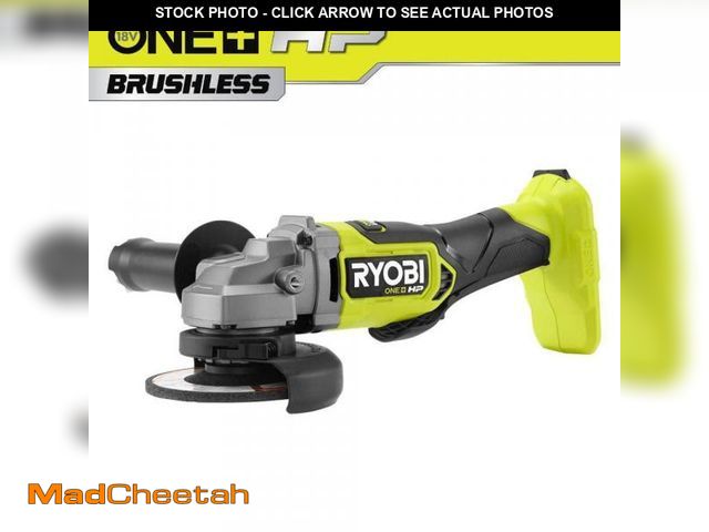 Lot 74-12032465 - RYOBI ONE+ HP 18V Brushless Cordless 4-1/2 in. Angle Grinder (Tool Only) - UNUSED