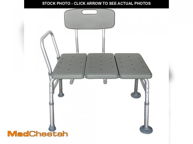 Lot 74-12155515 - Ktaxon Transfer Bench, Bath Shower Chair Seat, Height Adjustable Shower Stool, for Elderly, Disabled...