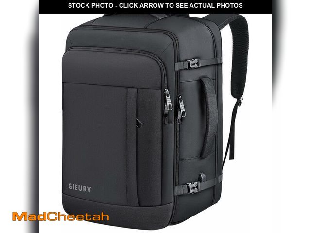 Lot 74-12712301 - Gieury Carry On Backpack, 50L Travel Backpack, Luggage Backpack TSA Flight Approved Laptop Backpack ...