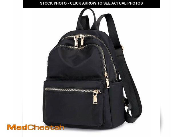 Lot 74-13049426 - Collsants Women's Mini Backpack - Small Nylon Day Pack (Black) - UNUSED