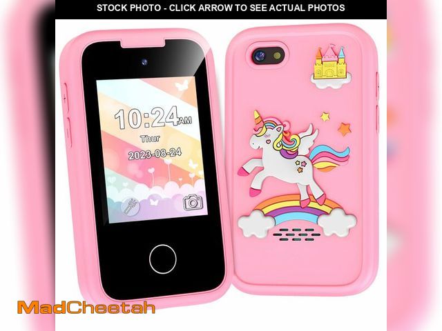 Lot 74-14210385 - Kids Smart Phone Gifts Toys for Girls Boys Age 3-8,Toddler Learning Toys with Educational Games, 3 4...