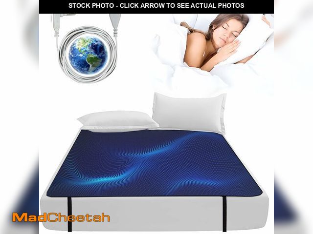 Lot 74-13569201 - FormiPow Grounding Mat for Bed King, 76"x80" Earthing Mat Grounding Pad for Better Sleep, Pain and S...