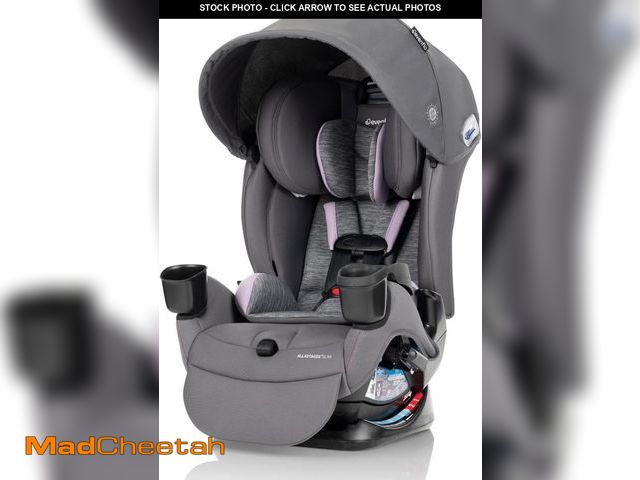 Lot 74-12448045 - Evenflo All4Stages Slim Plus Canopy 4-in-1 Convertible Car Seat (Bodie Gray) - UNUSED