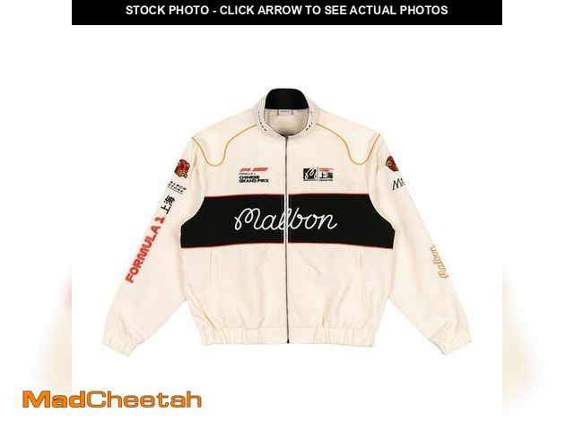 Lot 74-13927059 - Formula 1 x Malbon Chinese Grand Prix Men's Gridlock Racing Jacket, White, Large - UNUSED