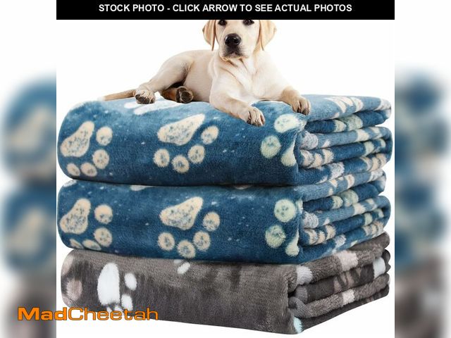 Lot 74-12846032 - Rezutan Premium Dog Blankets for Large Dogs &amp; Cat Flannel Blanket Washable, Soft Pet Throw Cover...