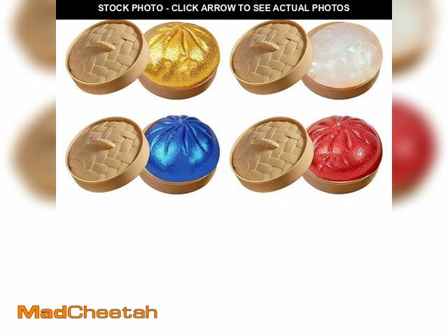 Lot 74-14263856 - 4PCS Glitter Dumpling, Mystery Glitter Dumpling Box, Colorful Dumpling Stress Balls Fidget with Stea...