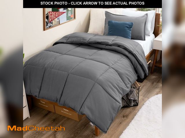 Lot 74-14378296 - Bare Home Comforter Set - Twin Extra Long Size - Ultra-Soft - Goose Down Alternative - Premium 1800 ...