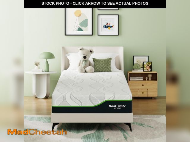 Lot 74-12412289 - Rest Only Twin XL Mattress for Pressure Relief, 12 Inches Cooling Gel Memory Foam Hybrid Mattress, M...