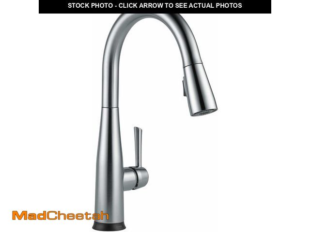 Lot 74-13696456 - Delta Faucet Essa Touch Kitchen Faucet, Brushed Nickel Kitchen Faucet with Pull Down Sprayer, Kitche...