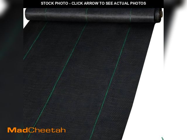 Lot 74-14605053 - VEVOR 6 ft. x 300 ft. Premium Weed Barrier Fabric Heavy-Duty, Weed Barrier Landscape Fabric ZZZP6X30...