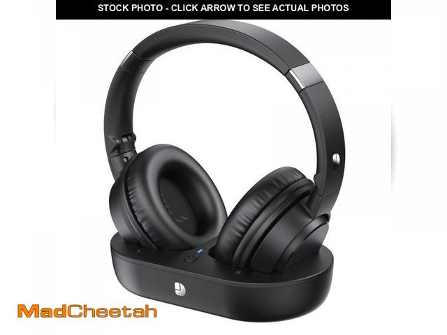 Lot 74-12048861 - Dytole Wireless Headphones for TV, TV Headphones Wireless for Seniors, Versatile Charging Dock with ...