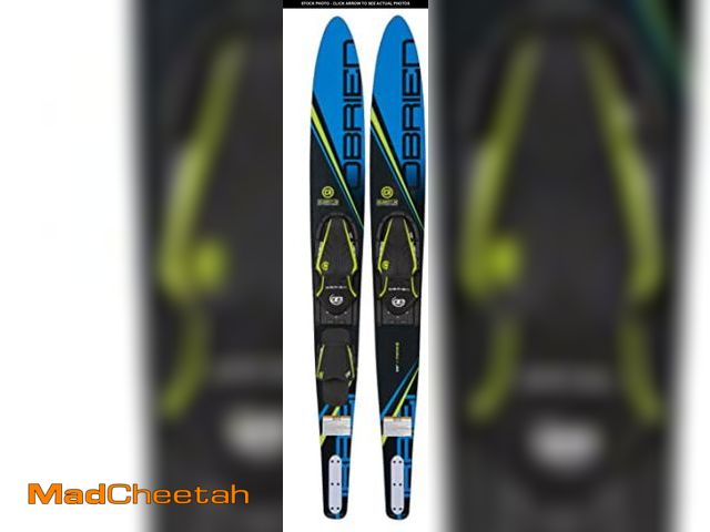 Lot 74-12207034 - O Brien Celebrity Combo Waterskis with Side Cut Bevel for Water Sports - UNUSED