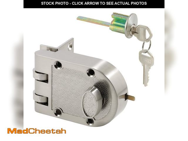 Lot 74-12776434 - Prime-Line Diecast Brass, Night Latch and Locking Cylinder - UNUSED