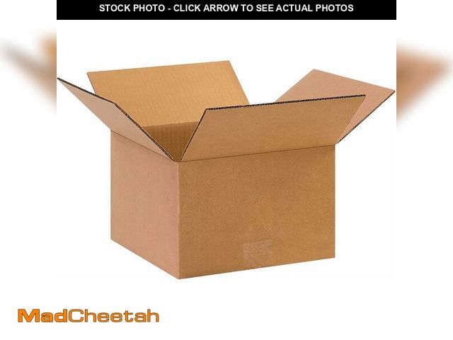 Lot 74-13733928 - PARTNERS BRAND 10 x 10 x 6 Corrugated Cardboard Boxes, Small 10"L x 10"W x 6"H, Pack of 25 | Shippin...
