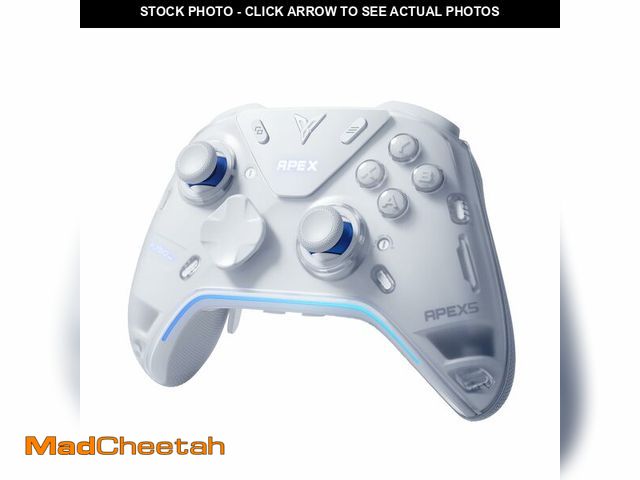 Lot 74-13714783 - FLYDIGI Apex 5 PC Controller, Forceflex Joystick 2.0, ForceAdapt Triggers, 3ms Ultra-Low Latency, RG...