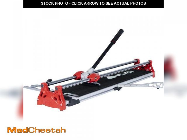 Lot 74-12463922 - Rubi Hit N 33 in. Tile Cutter with Tungsten Carbide Blade and Adjustable Scoring Wheel - UNUSED