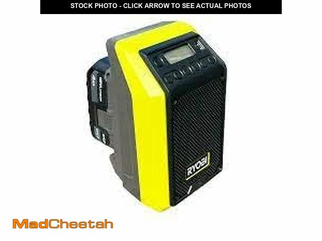 Lot 74-12795444 - Ryobi 18V ONE+ Compact Bluetooth Radio 4X Sound Clarity (TOOL ONLY) - USED