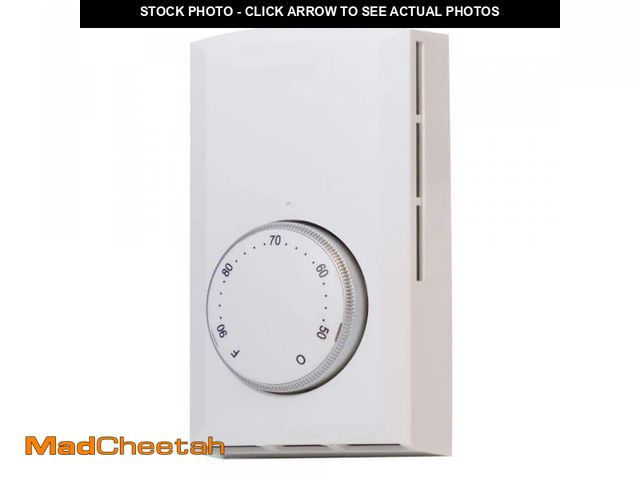 Lot 74-12162817 - Cadet Double-pole 22 Amp Line Voltage 120/240/208-volt Mechanical Wall-mount Non-programmable Thermo...