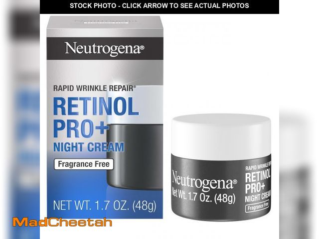 Lot 74-12218899 - Neutrogena Retinol Pro+ Anti-Wrinkle Night Moisturizer, Rapid Wrinkle Repair, Anti-Aging Face &amp; ...