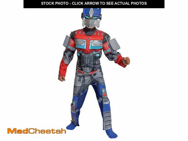 Lot 74-12885353 - Disguise Boys' Transformers Rise of the Beasts Classic Optimus Prime Muscle Jumpsuit Costume - Size ...