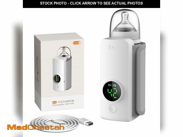 Lot 74-14271353 - Portable Bottle Warmer,Travel-Friendly,Baby Milk Bottle Heating,Cordless &amp; Rechargable,Baby Bott...