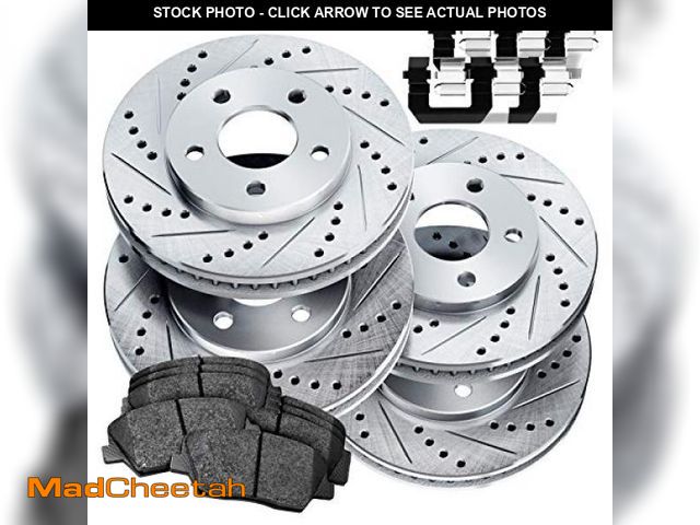 Lot 74-6498518 - PowerSport Front Rear Brakes and Rotors Kit  |fits 2006-2008 For Lexus IS250 - UNUSED