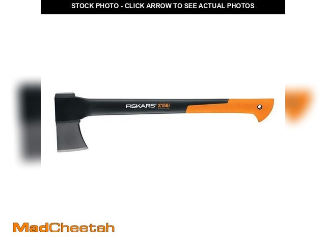 Lot 74-12672359 - *SCRATCHED/CHIPPED* Fiskars X15 Chopping Axe with 23 in. Shock-absorbing Handle *SCRATCHED/CHIPPED* ...