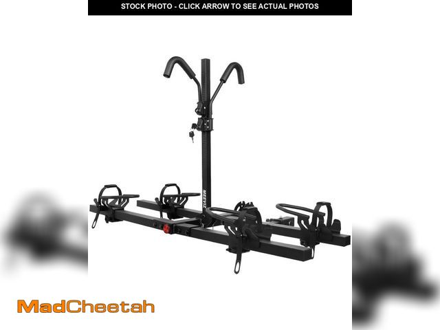 Lot 74-12130781 - MEEVIZ Ebike Racks for Tow Hitch with Lock, 2 Bike Rack for Car Truck SUV RV Trailer, Hitch Bike Rac...