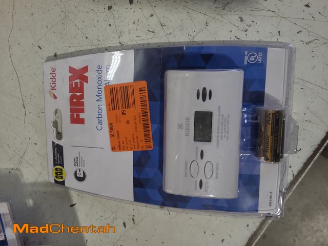 Lot 74-12789575 - Kidde Firex AA Battery Powered Digital Carbon Monoxide Detector 21030262 - UNUSED