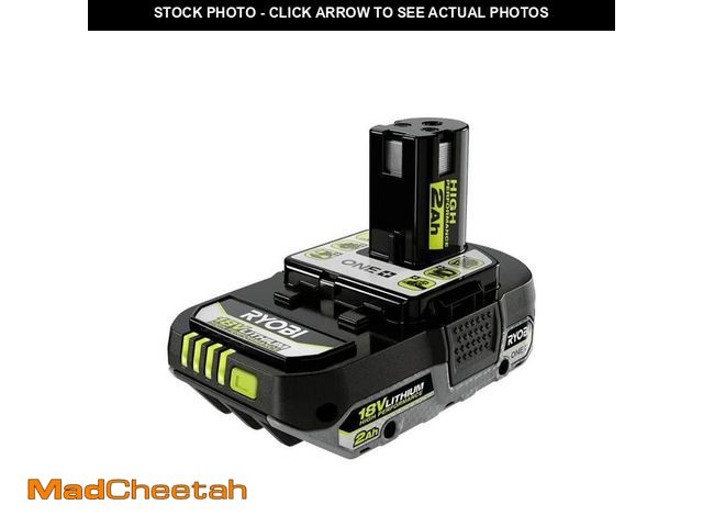 Lot 74-13692418 - RYOBI ONE+ 18V 2.0 Ah Lithium-Ion HIGH PERFORMANCE Battery - UNUSED