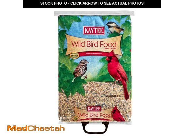 Lot 74-12151642 - Kaytee Wild Bird Food, 20 Lb Economical Mix, Black Oil Sunflower, Millet - UNUSED
