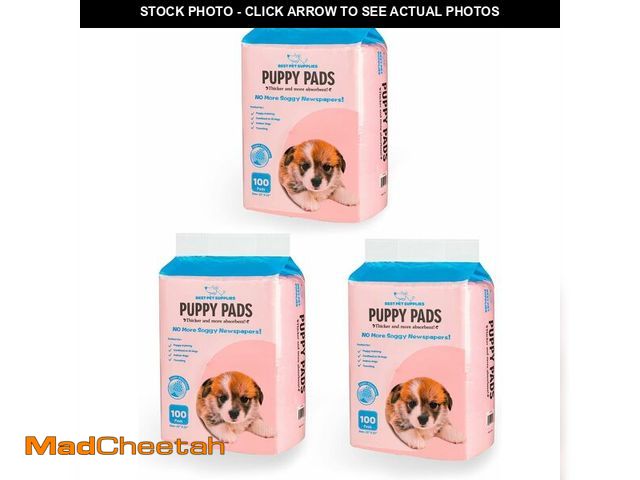 Lot 74-12543883 - Best Pet Supplies Puppy Pads - Disposable, Dog Training Potty, Super Absorbent Baby Pink Puppy Pee P...