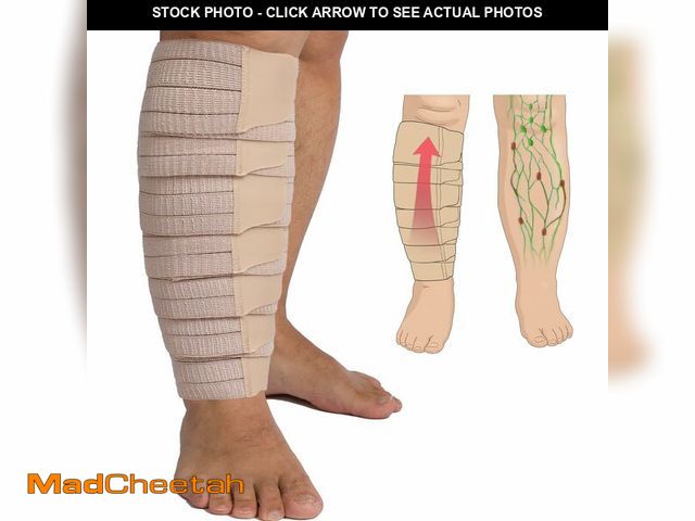 Lot 74-13542892 - FemovazÃÂ® 1 PC Adjustable Lymphedema&amp;Compression Wrap for Leg | Relieves Swelling, Edema, Lipe...