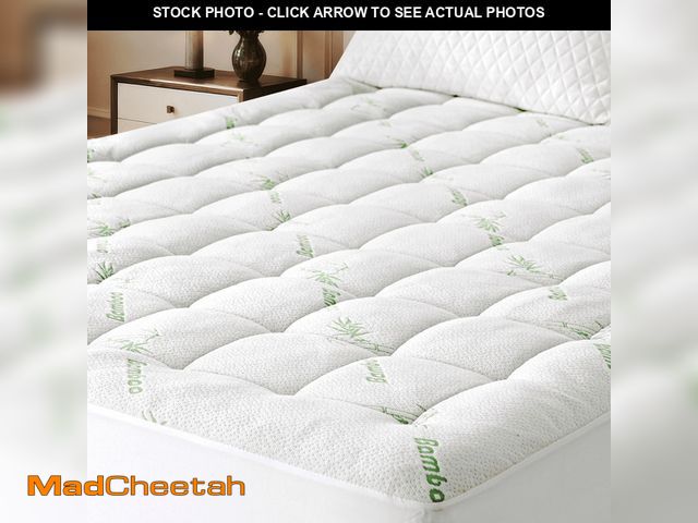 Lot 74-12767403 - EMONIA Mattress Pad Cal King Size Pillow Top Mattress Cover,Washable Mattress topper,Breathable Soft...